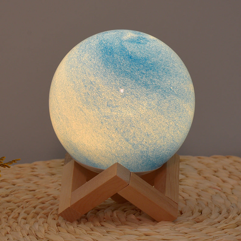 Nordic Glass Planet Table Lamp