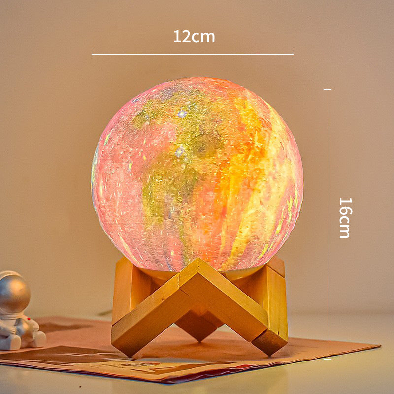 Nordic Glass Planet Table Lamp